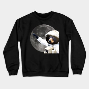 Waving Sun Bear Astronaut Crewneck Sweatshirt